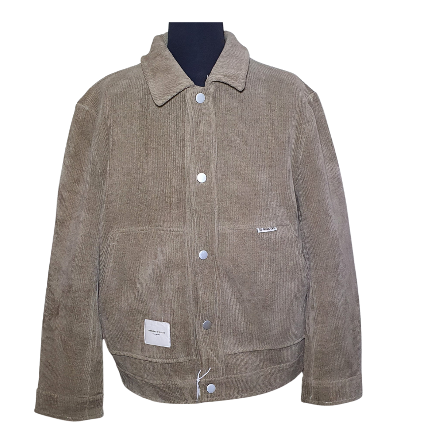 Men's Corduroy Jacket with Soft Fur Lining – Warm Winter Wear