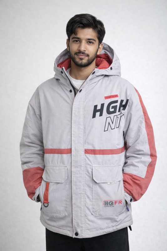 Premium Pre-Owned Hooded Winter Jacket – High-Quality & Stylish