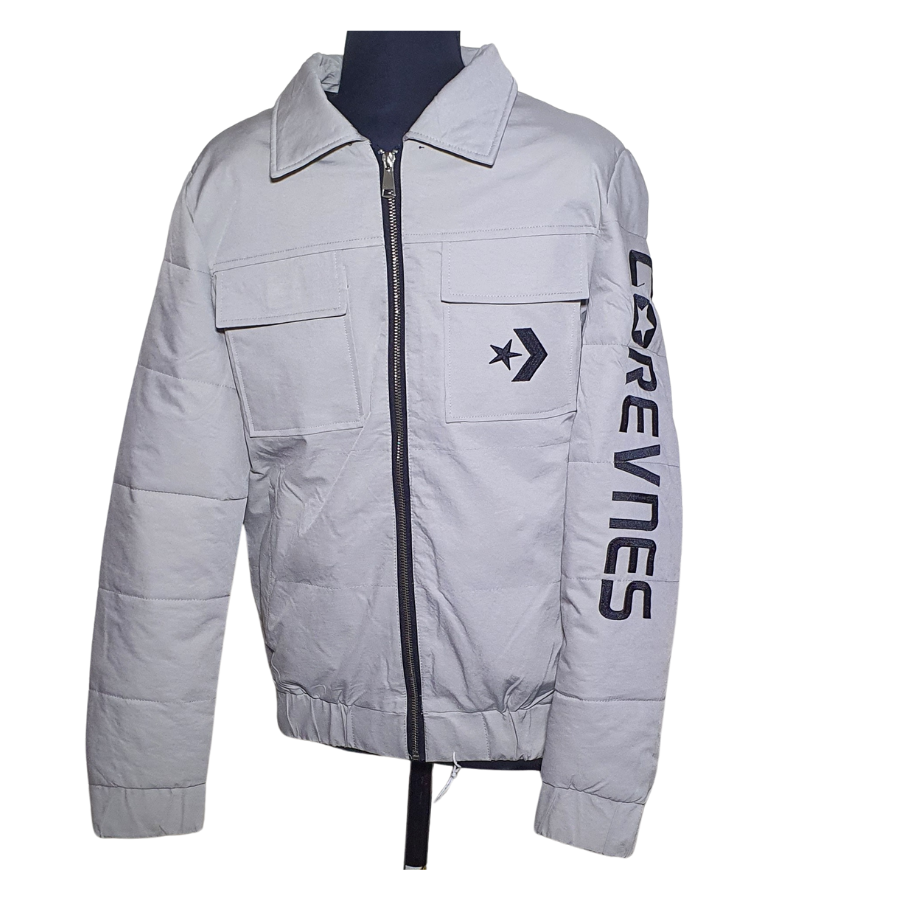 Men's Sporty Utility Puffer Jacket
